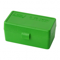 MTM Case-Gard 50 Round Flip-Top 22 Hornet Green Ammo Box (22-HORN-10)