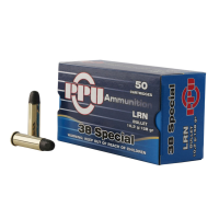 PRVI PARTIZAN .38 Special 158Gr LRN 50rd Box Ammo (PPH38SL)