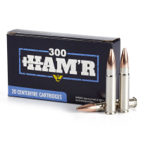 WILSON COMBAT .300 HAM'R 135gr Speer HAM'R Bonded Nickel Case 20/Box Centerfire Rifle Ammo (A300HMR-135-HB-N)