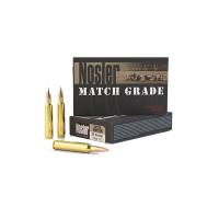 NOSLER Match Grade .28 Nosler 168Gr HPBT 20rd Box Rifle Ammo (51287)