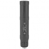 Gemtech Lunar, Pistol Suppressor, 9MM/300BLK Subsonic, Weight 10oz Long/7oz Short, Length 7" Long/ 4.7" Short, Diameter 1.4", 1/2X28 Thread ID Assembly, Black Anodized Finish 12711