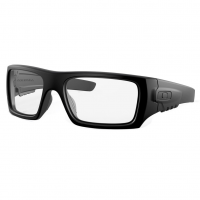 OAKLEY Standard Issue Det Cord PPE Safety Glasses with Matte Black Frame and Clear Lenses (OO9253-2161)