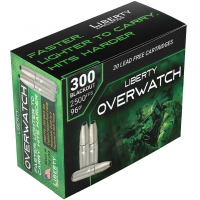 LIBERTY AMMUNITION Overwatch .300 Blk 20rd/Box 96gr Ammo (LA-OW300-96-2500)