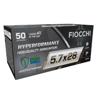 FIOCCHI Hyperformance Defense 5.7x28mm 35gr Jacketed Frangeable 50rd/Box Handgun Ammo (57JF35)