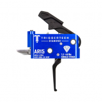 TRIGGERTECH AR-15 Diamond Flat Admiral Blue/Black Single Stage Trigger (AR0-SAB-14-NNF)