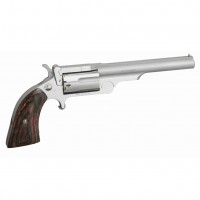 NORTH AMERICAN ARMS Ranger II .22 Magnum 4in 5rd Bead Blast Revolver with Rosewood Boot Grips (NAA-22M-R4)