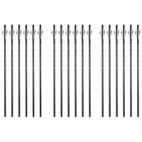 EXCALIBUR Diablo 18in Carbon 3x6 Pack Crossbow Arrows (22DV18-6-x3-BUNDLE)