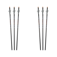 EXCALIBUR Diablo 18in Illuminated Carbon 2x3 Pack Crossbow Arrows (22DV18IL-3-x2-BUNDLE)
