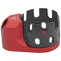 Strike Industries Enhanced Castle Nut w/ QD, Fits AR-15, Red SI-AR-ECN-EEP-RED