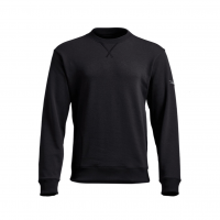 SITKA Essential Crew Sitka Black Sweatshirt (600201-BK)