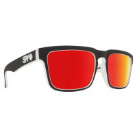 SPY Helm Whitewall/ Happy Gray Green With Red Spectra Mirror Sunglasses (673015209365)