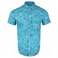 RETRO RIFLE Prey V2 Blue Button Down Shirt, XXL (PREYV2-XXL)