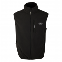 DRAKE Camp Black Fleece Vest (DW1603-BLK)