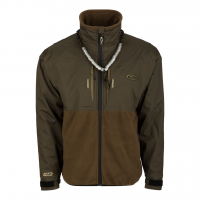 DRAKE MST Guardian Flex Eqwader Full Zip Green Timber Fleece Jacket (DW7375-GTB)