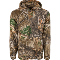 DRAKE Men's Midweight Storm Front Fleece Realtree Edge Hoodie (DNT4085-030)