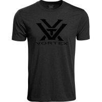 VORTEX Mens Core Charcoal Heather Logo Short Sleeve T-Shirt (120-16-CHH)