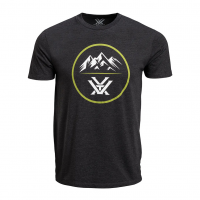 VORTEX Mens Three Peaks Black T-Shirt (121-10-BLK)