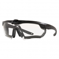 OAKLEY ESS Crossbow Matte Black Frame/Clear Lenses Safety Glasses with Retention Strap and Gasket (EE9007-15)