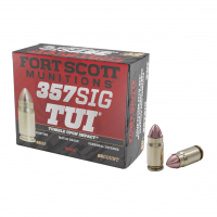 FORT SCOTT MUNITIONS .357 Sig 95 Grain 20rd Handgun Ammo (357SIG-095-SCV)
