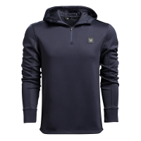 VORTEX Mens Frontier Limits 1/4 Zip Dark Blue Hoodie (220-17-DKB)