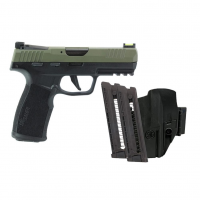 SIG SAUER P322 TacPac 22LR 4in 3x20rd 2-Tone Moss Green OR Pistol With Holster (322C-TAS-MGR-TACPAC)