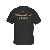 DRAKE Men's Bass Scales Charcoal Heather T-Shirt (DPF3275-CHH)
