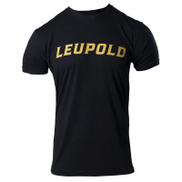 LEUPOLD Men's Wordmark Black Tee, M (180239)