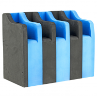 GPS Foam Pistol Cradle, Blue Foam, Holds Up To 5 Pistols GPS-F500CRN