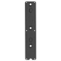 Magpul Industries M-LOK Dovetail Adapter, Compatible RRS Dovetail Standard Compatible Accessories, 4 Slot, Aluminum, Black MAG1052-BLK