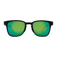 KAENON Unisex Avalon Matte Black - Coastal Green Polarized Sunglasses (074MBMBGN-GREN)