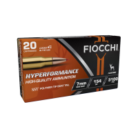 FIOCCHI Hyperformance 7mm Remington Mag 154Gr 3100fps 20rd Ammo (7RMHSA)