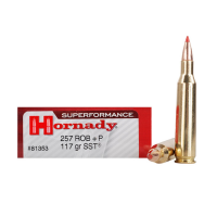 HORNADY Superformance 257 ROB +P 117 Grain SST Ammo, 20 Round Box (81353)