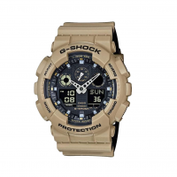 CASIO G-Shock GA-100 Analog-Digital Beige Watch (GA100L-8A)