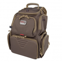 G*OUTDOORS Handgunner Rifle Green/Khaki Backpack with Cradle for 4 Handguns (GPS-1711BPRK)