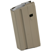 ASC 15rd 6.8 Stainless Steel Magazine - FDE Marlube with Grey Follower (15-68-SS-FDE-G-ASC)