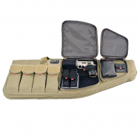 G*OUTDOORS Tactical AR Tan 30in Case with External Handgun Case (GPS-T30ART)