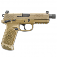 FN AMERICA FNX-45T 45 ACP 5.3in 10rd FDE SA/DA Pistol With 5 Mags Bundle (66-101635)