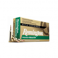 REMINGTON Premier 22-250 Rem. 50 Grain AccuTip-V BT Ammo, 20 Round Box (PRA22250RB)