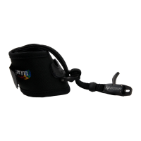 T.R.U. BALL ARCHERY Bone Collector Scout Large Black Release Aid With Velcro Strap (BCSV-BK-L)