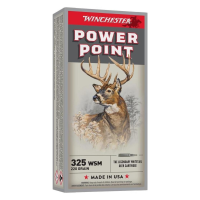 WINCHESTER AMMO Power-Point .325 WSM 220Gr 20rd/Box Rifle Ammo (X325WSM)