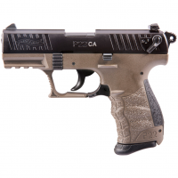 WALTHER P22 .22 L.R. 3.4in 10rd CA FDE Black Pistol (5120363)