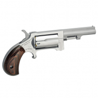 NORTH AMERICAN ARMS Sidewinder 22LR/22WMR 2.5in 5rd Stainless Revolver with Wood Grips (NAA-SWC-250)