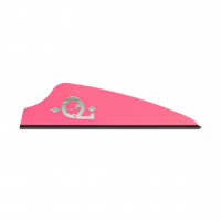 Q2I ARCHERY Fusion X-II 1.75in Neon Pink 100-Pack Vanes (Q04045)