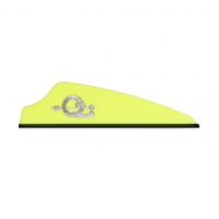 Q2I ARCHERY Fusion X-II 1.75in Neon Yellow 100-Pack Vanes (Q04046)