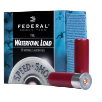 FEDERAL Speed-Shok Waterfowl 10 Gauge 3.5in BB Steel Ammo, 25 Round Box (WF107BB)