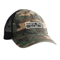 MAGPUL Established Garment Washed Woodland Camo OSFA Trucker Hat (MAG1260-964)