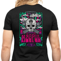 MAGPUL Women's Groovy Black Cotton/Polyester Short Sleeve T-Shirt (MAG1340-001)