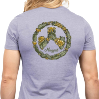 MAGPUL Women's Prickly Pear Orchid Heather Cotton/Polyester Short Sleeve T-Shirt (MAG1341-530)