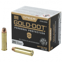 SPEER Gold Dot Handgun Personal Protection 327 Federal Magnum 100 Gr 20Rd Box Ammo (23913GD)