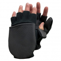 GLACIER GLOVE Alaska River Black Flip Mitt Gloves (759BK)